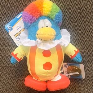Club Penguin Clown Series 15 with Tags and Unused coins still attached